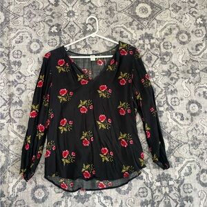 Rose Pattern Blouse